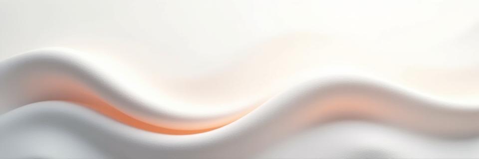 Ein abstraktes Bild, das Datenflüsse und Privatsphäre symbolisiert, mit sanften, fließenden Formen aus Keramik und Glas.
