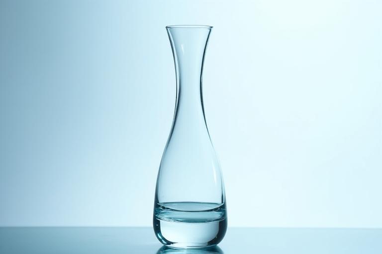 Mundgeblasene Glaskaraffe