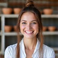 Porträt von Sophia Martens, Assistenz Keramikfertigung